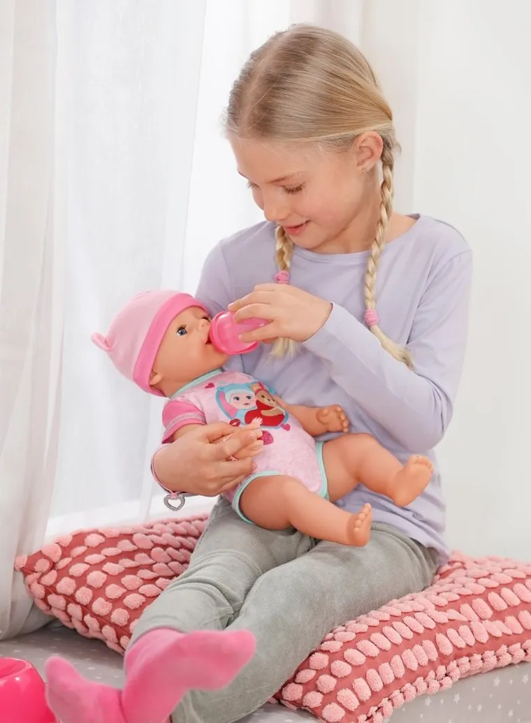 Baby Born, Emma, interaktywna lalka bobas, 43 cm