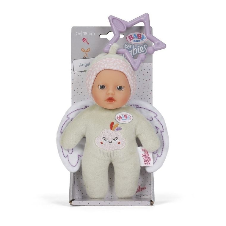 Baby Born, For Babies, Angel, lalka bobas, 18 cm, 1 szt.