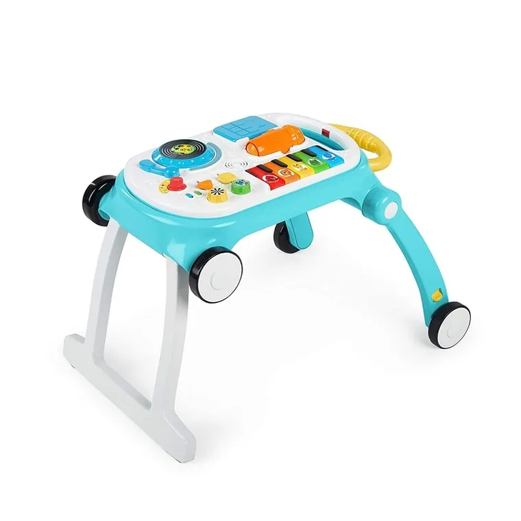 Baby Einstein, chodzik muzyczny, pchacz, stolik edukacyjny, 4w1