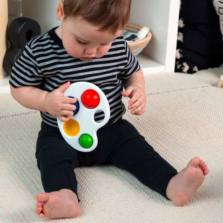 Baby Einstein, Color Pop Palette, zabawka sensoryczna, kolory i kształty