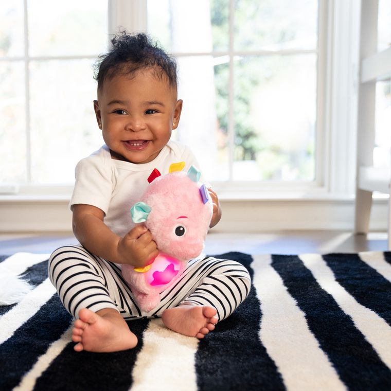 Baby Einstein, Sea Dreams, Seahorse, zabawka sensoryczna, konik morski, różowy