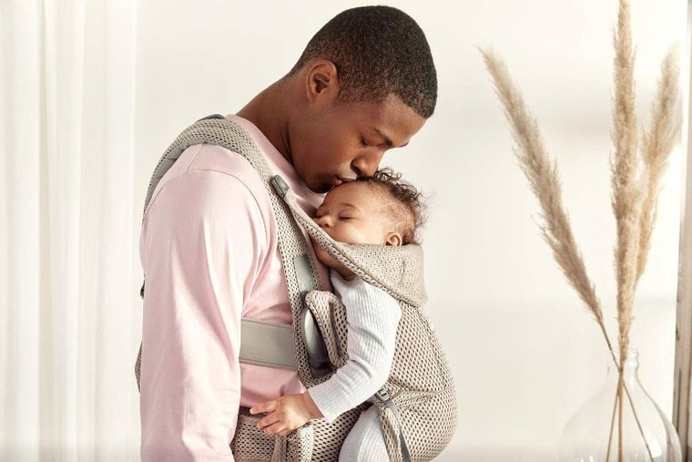 BabyBjörn, Move 3D Mesh, nosidełko, szary beż