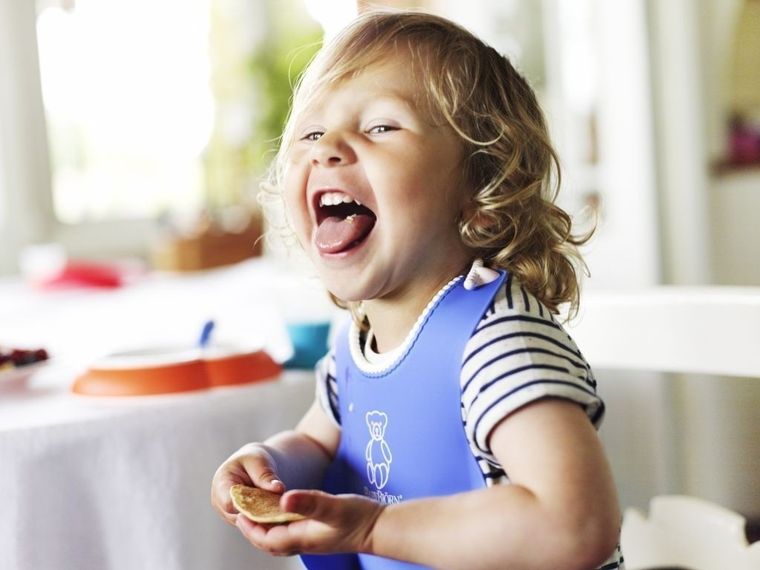 BabyBjörn, śliniaki, zielony i różowy