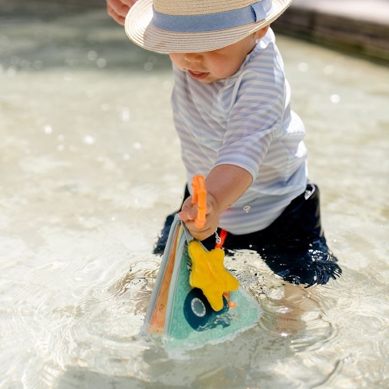 BabyFehn, Chlap i się baw, książeczka do kąpieli, łódź podwodna, zabawka do kąpieli