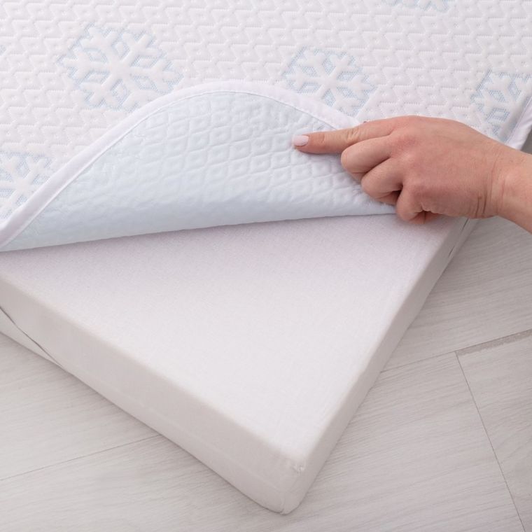 Babymatex, Frosty, podkład higieniczny z efektem chłodzenia, biały, 60-120 cm