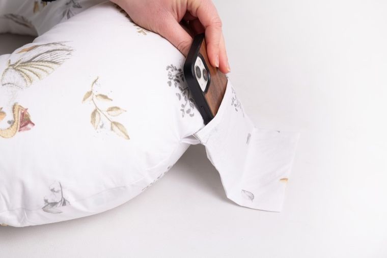 BabyMatex, MiniRelax, Gąski, poduszka do karmienia bawełniana, pozycjonująca, 150 cm