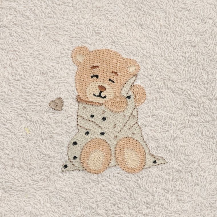 BabyMatex, okrycie kąpielowe, maxi, szare, 100-100 cm