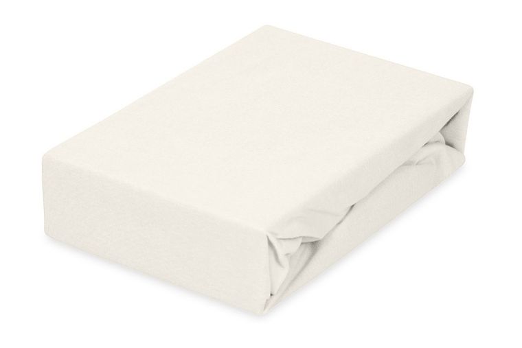 Babymatex, prześcieradło jersey z gumą, ecru, 60-120 cm