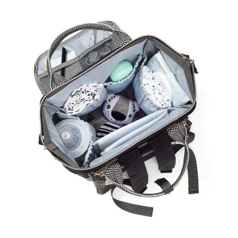 BabyOno, Oslo Style, plecak do wózka, szary