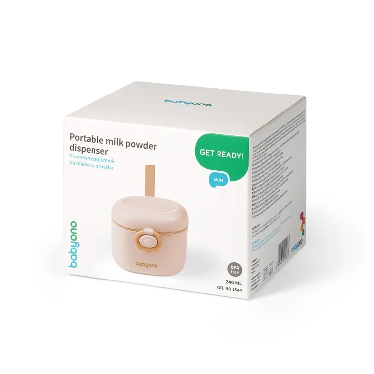 BabyOno, przenośny pojemnik na mleko w proszku