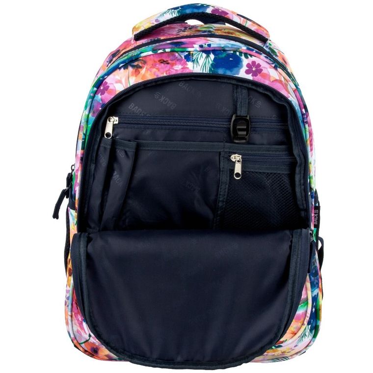 BackUp, plecak szkolny, 3-komorowy, Wiosenny