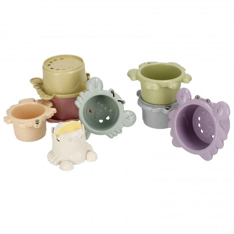 Bam Bam, wieża, kubeczki do układania, 2w1