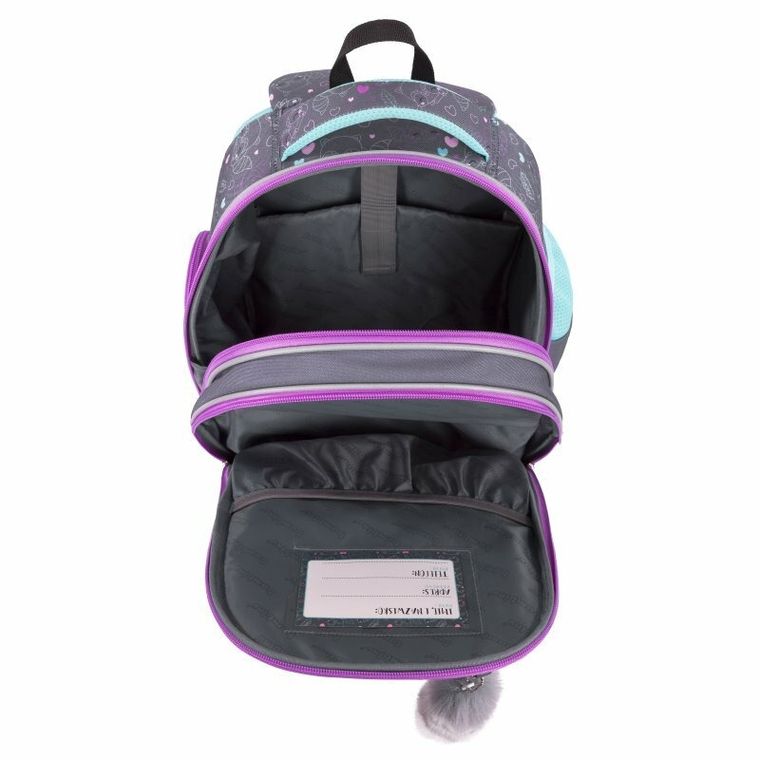 Bambino, plecak szkolny, 2-komorowy, Racoon