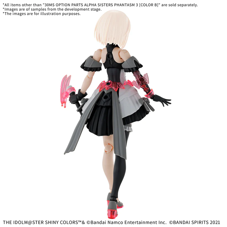 Bandai, 30 Minutes Sisters, Option Body Parts, Alpha Sisters Phantasm 3, Color B, dodatkowe elementy do modelu kolekcjonerskiego