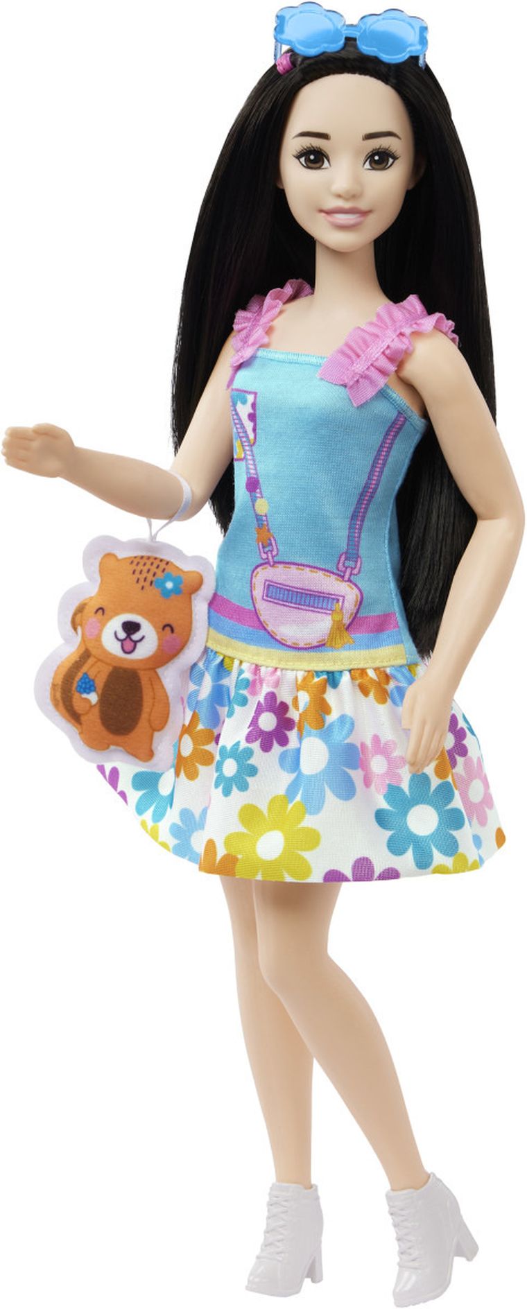 Barbie, Moja Pierwsza Barbie, zestaw z lalką i liskiem