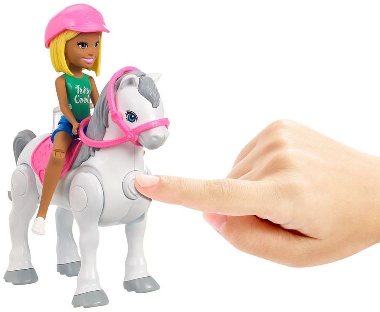 Barbie, On the Go, Wesołe miasteczko, zestaw z kucykiem i lalką