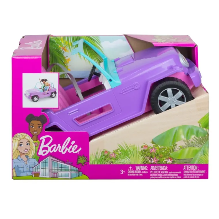 Barbie, Plażowy Jeep, pojazd bez lalek