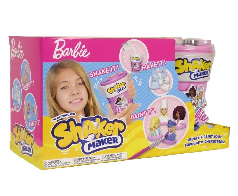 Barbie, Shaker Maker, zestaw kreatywny do tworzenia i malowania figurek