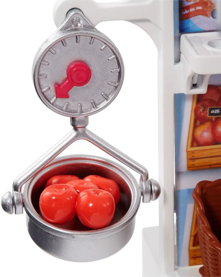 Barbie, Supermarket, zestaw z lalką i akcesoriami