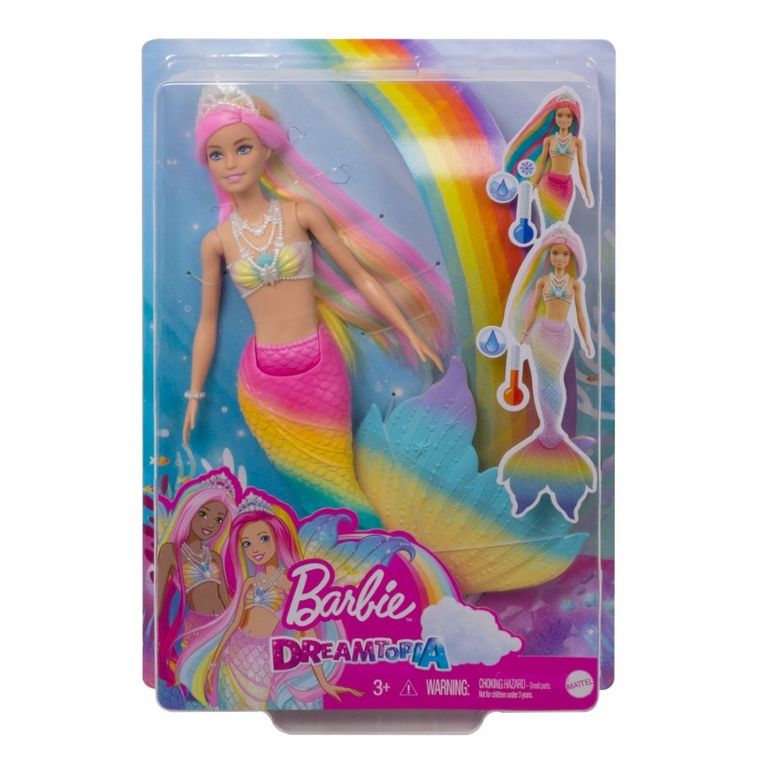 Barbie, Tęczowa przemiana, lalka syrenka