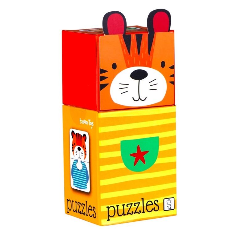 Barbo Toys, Zwierzątka, Bobo, puzzle, 6-2 elementy