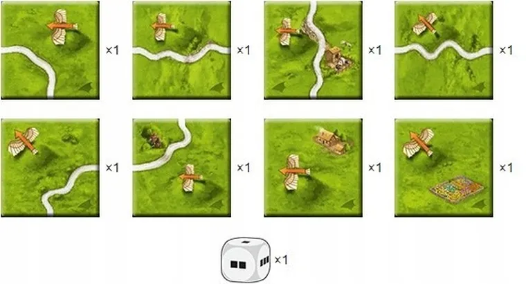 Bard, Carcassonne Big Box 6, gra strategiczna + 11 dodatków