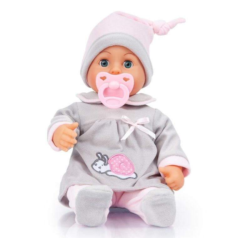 Bayer Design, First Words Baby, interaktywna lalka bobas, 38 cm