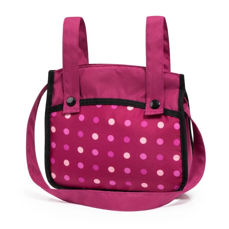 Bayer Design, Xeo Combi, głęboki wózek dla lalek, zestaw z łóżkiem turystycznym, torbą i akcesoriami, bordowy