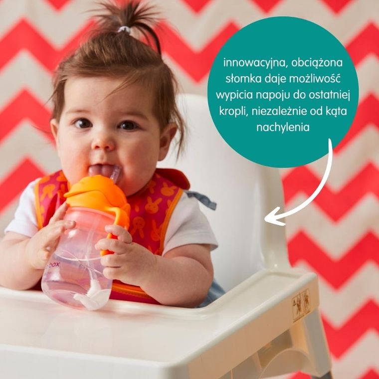 b.box, bidon ze słomką, arbuzowy, 240 ml + Bbluv, szczoteczka soniczna