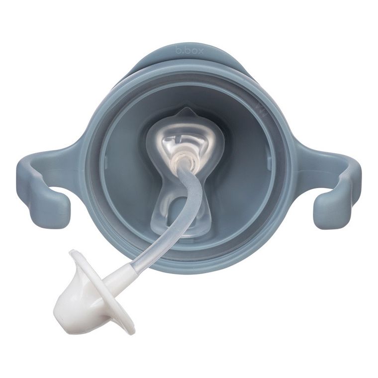 b.box, bidon ze słomką, błękitny, 240 ml