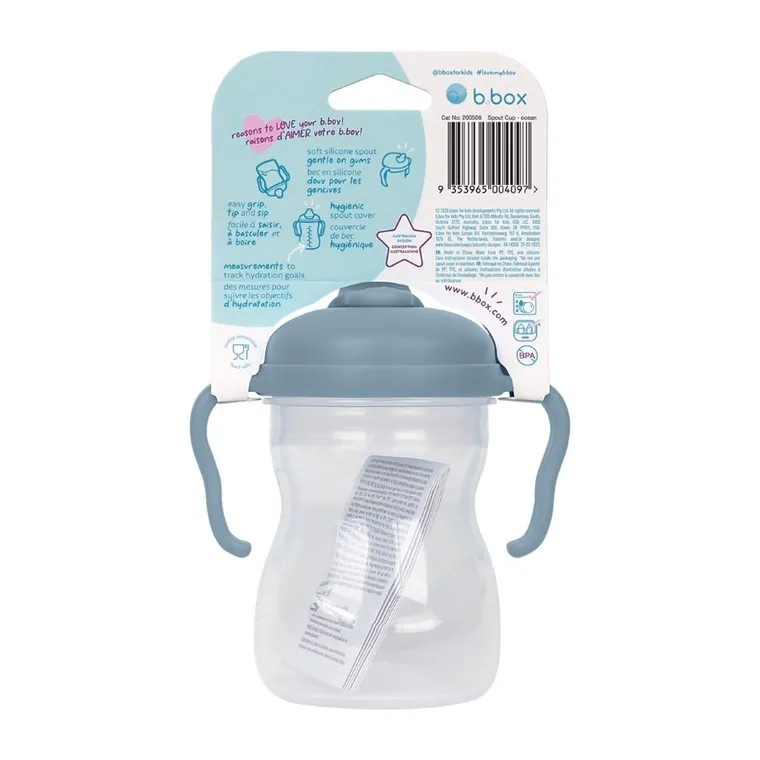 b.box, kubek z miękkim ustnikiem, błękitny