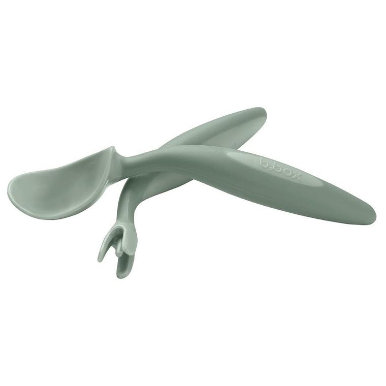 b.box, pierwsze sztućce BLW dla niemowląt, sage