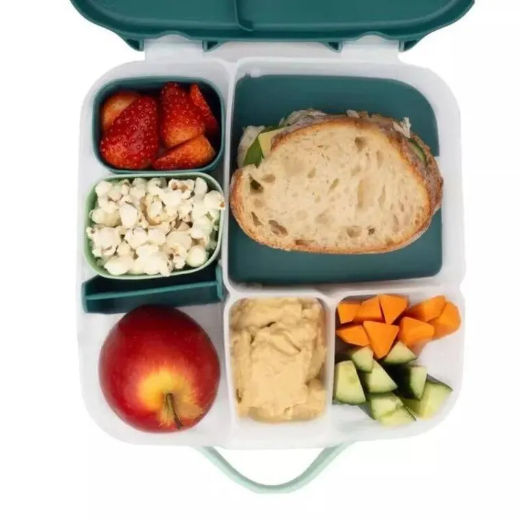 b.box, silikonowe pojemniczki na przekąski, berry, 2 szt.