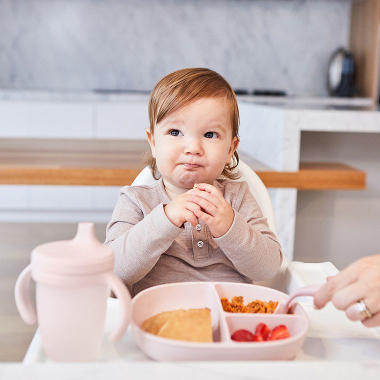b.box, talerzyk z przykrywką, różowy