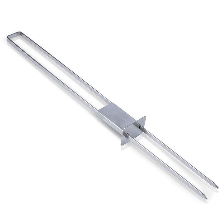 BBQ, szpikulce do szaszłyków, stalowe podwójne, 36 cm, 4 szt.