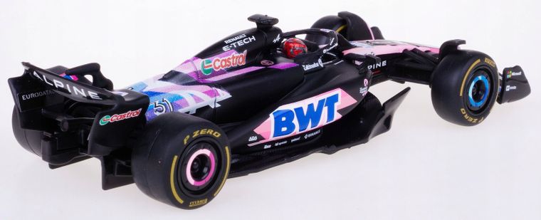 Bburago, Alpine A524 Bahrain GP 2024, Bolid F1, model pojazdu, 1:43