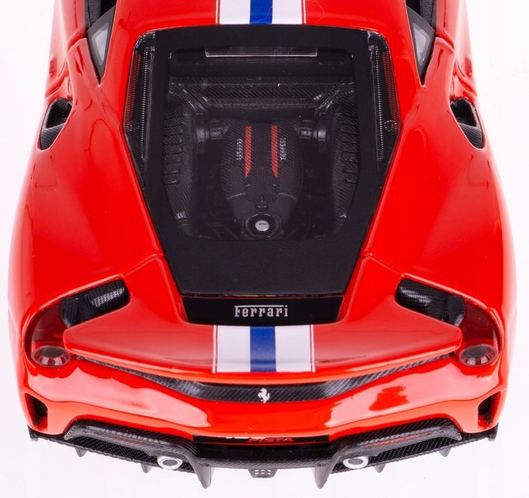 Bburago, Ferrari 488, model pojazdu, 1:24, czerwony