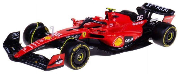 Bburago, Ferrari F1 SF-23 #55 Carloz Sainz, model pojazdu wyścigowego