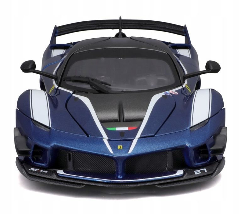Bburago, Ferrari FXX-K Evo #27, model pojazdu, blue, 1:18