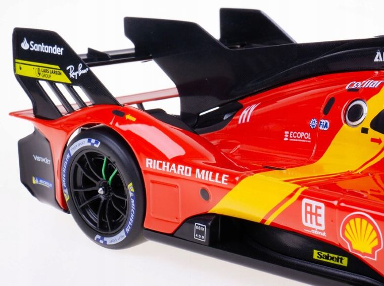 Bburago, Ferrari Racing, 499P LMH Red #51, model pojazdu, 1:18