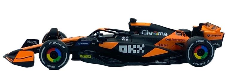 Bburago, McLaren MCL38 2024, bolidy F1, modele pojazdów, 1:43
