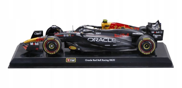 Bburago, Oracle Red Bull Racing, RB20 S.Perez, Bolid F1, model pojazdu, 1:24