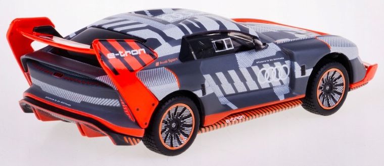 Bburago, Race Audi S1 E-Tron Quattro, model pojazdu, grey, 1:43