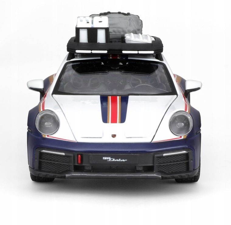 Bburago, Racing, Porsche 911 Dakar Met. Blue 953, model pojazdu, 1:24