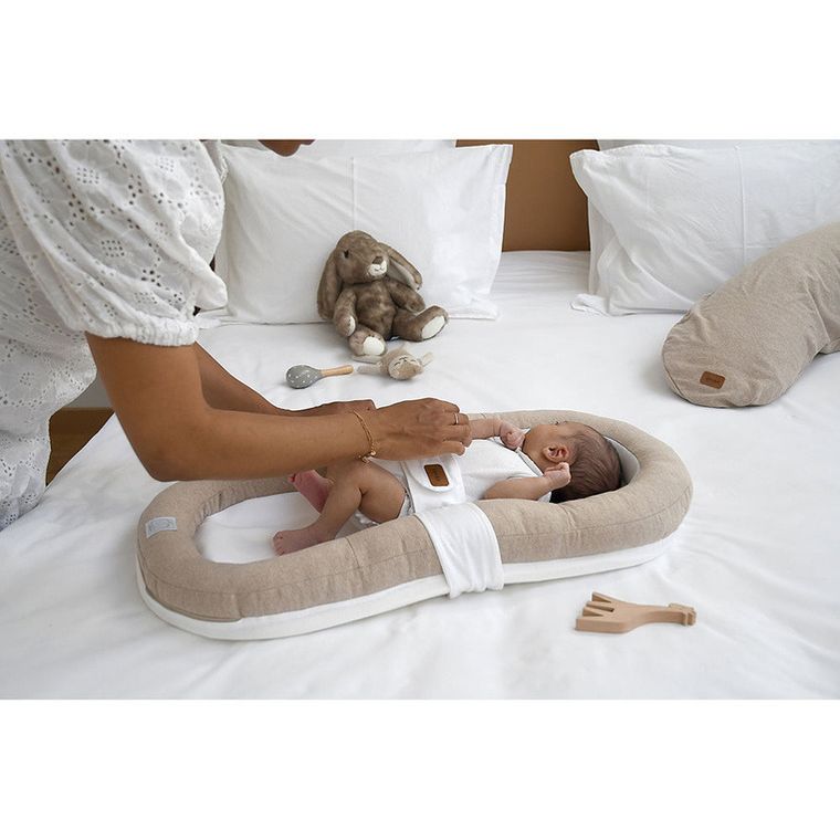 Beaba, Cocoony, kokon niemowlęcy, gniazdo, heather clay, 0-3m