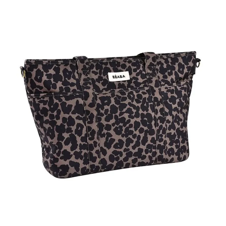 Beaba, Madrid, torba dla mamy, leopard