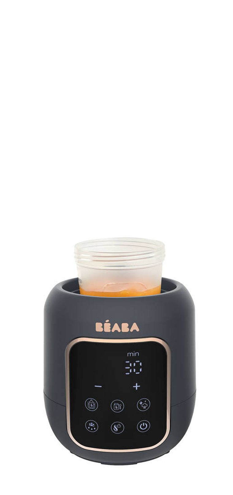 Beaba, Multi Milk, wielofunkcyjny podgrzewacz i sterylizator parowy do butelek i słoiczków, 5w1, Night blue
