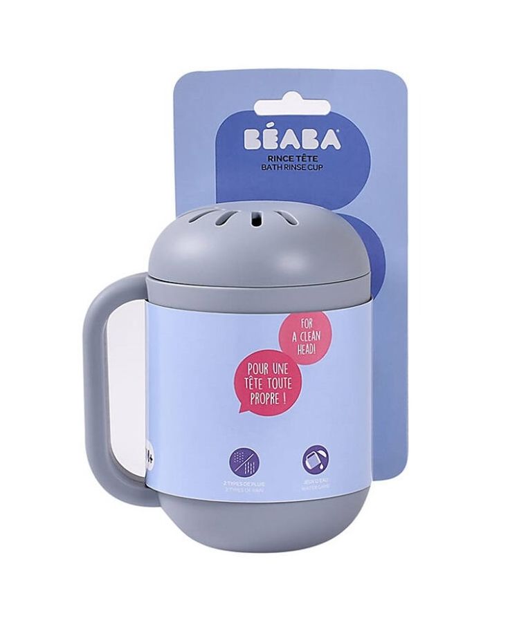 Beaba, silikonowy kubek do mycia głowy, Pebble