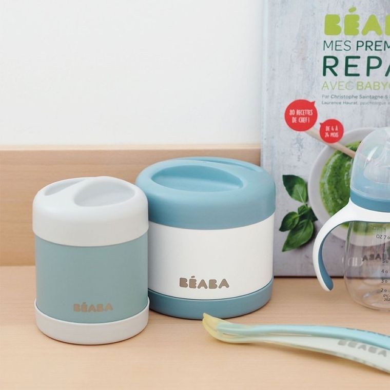 Beaba, termos, Light Mist, Eucalyptus Green, 300 ml