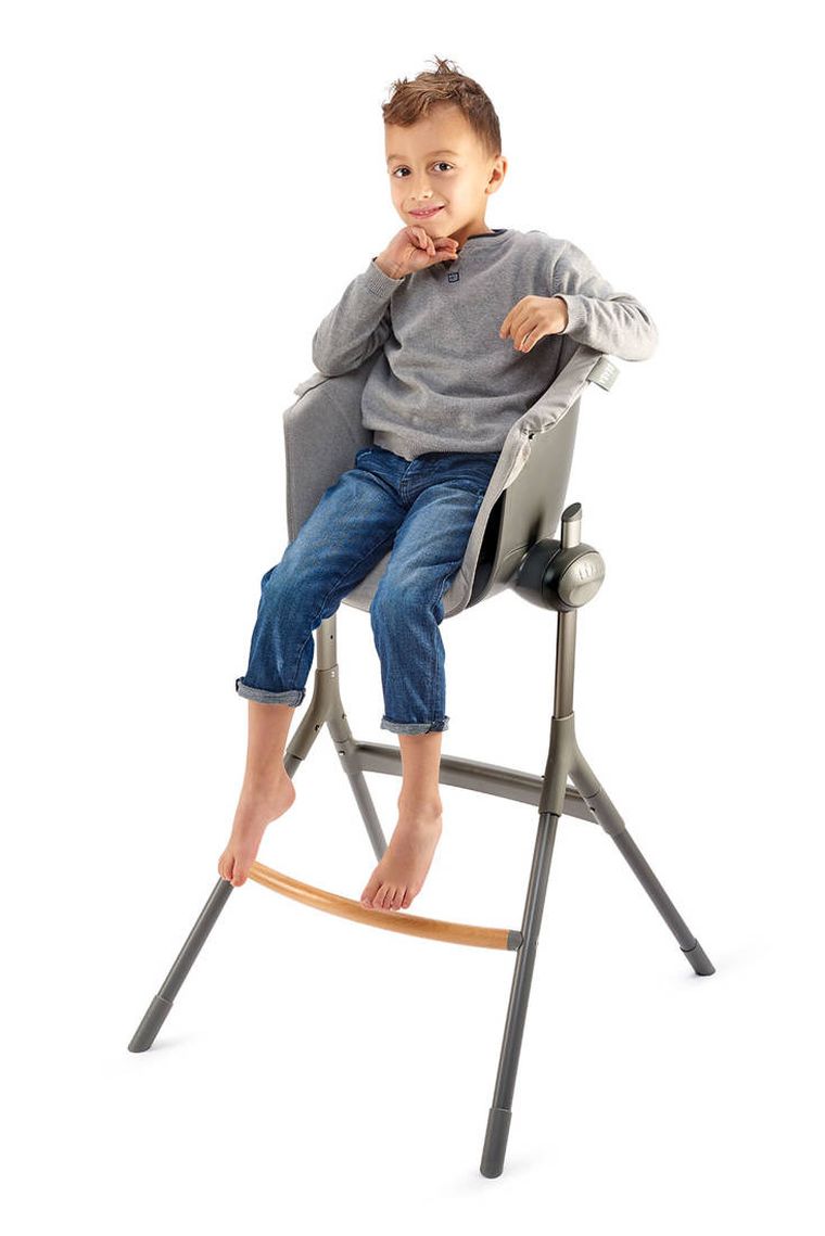 Beaba, Up&Down, Junior, miękki wkład do krzesełka do karmienia, Grey